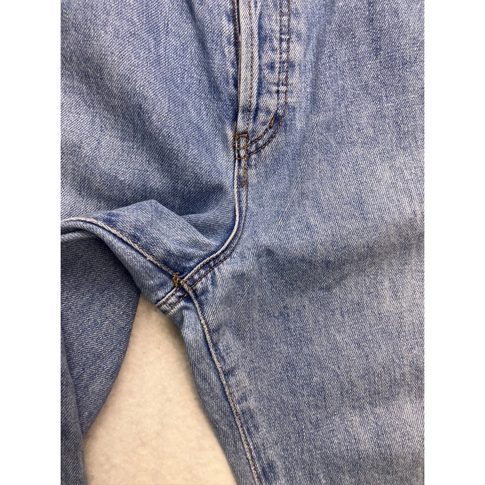 BDG‎ Slim Straight Jeans Womens 29 Blue High Rise Raw Hem 100% Cotton Denim - Picture 8 of 12